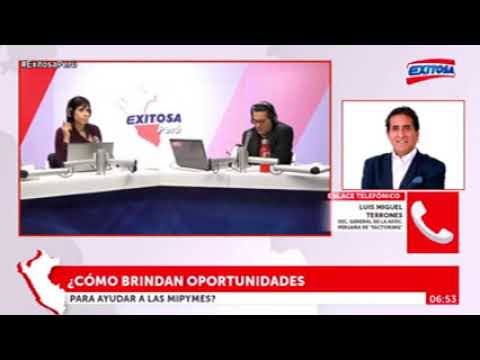 Entrevista a Luis Miguel Terrones, Secretario General de la Asocia Peruana de Factoring – Exitosa TV